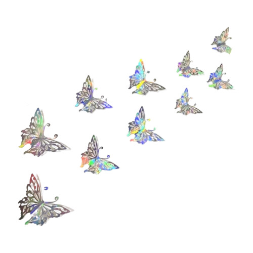 Autocollant mural papillon 3D, pour pièces, décoration de- 2210