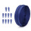 Kits de réparation de fermetures à glissière #3,-Bleu roi 1