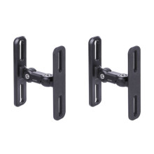1 Paar GU15II Universal 304 Edelstahl Sound Lautsprecher Wandhalterung Audioständer Soundbox Rack