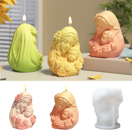Moules en Silicone en forme de mère et de bébé, pour la 1