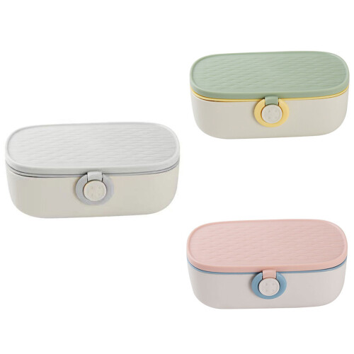Needlework Storage 20 Section Plastic Container for Home-Green 1