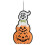 Εξωτερική διακόσμηση για το Halloween, πινακίδα τοίχου για το Halloween, φωτισμένη 1