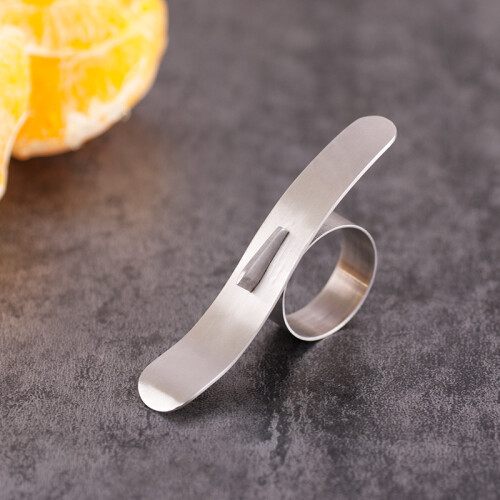 Edelstahl Orangenschäler (2er-Pack) 2