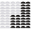 Eyeglass nose pads half-moon-shaped 30 pairs MultiColor 1