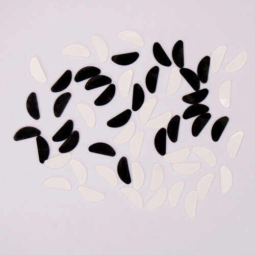 Eyeglass nose pads half-moon-shaped 30 pairs MultiColor 2