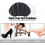 Thickened Heel Cushion Pads 1 Pair Black 6