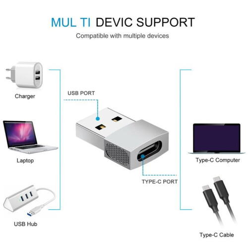 USB-C zu USB-Adapter Black 1