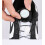 Lacci autobloccanti - Lacci autobloccanti che non necessitano di essere annodati Black 6