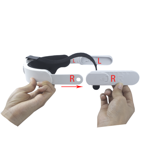 Stirnband für Oculus Quest 2 3 Kunststoff Weiß 1
