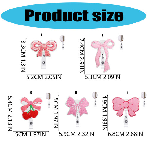 Creative Polyester Bowknot Nurse Clip Multiple Styles-Style J 2