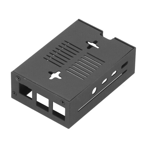 Durable Iron Protective Case for Raspberry Pi 4B/2G/4G/8G, Dust-Proof 1