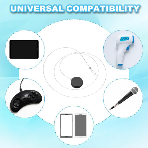 Anti Theft Cable Lock Box For Remote Controllers Secure Adhesive 1
