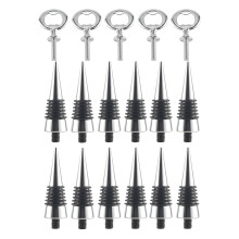 10 Stks Wijn Stop en 5 Stks Lege Flesopener Flesopener Inserts Set Hardware voor Bruiloft Draaien DIY Project