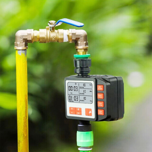 3in Large Screen Water Timer IP65 Waterproof Digital Hose Sprinkler Timer 2
