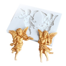 Musical Angel Figurine Silicone Candle Molds for Handmade-1
