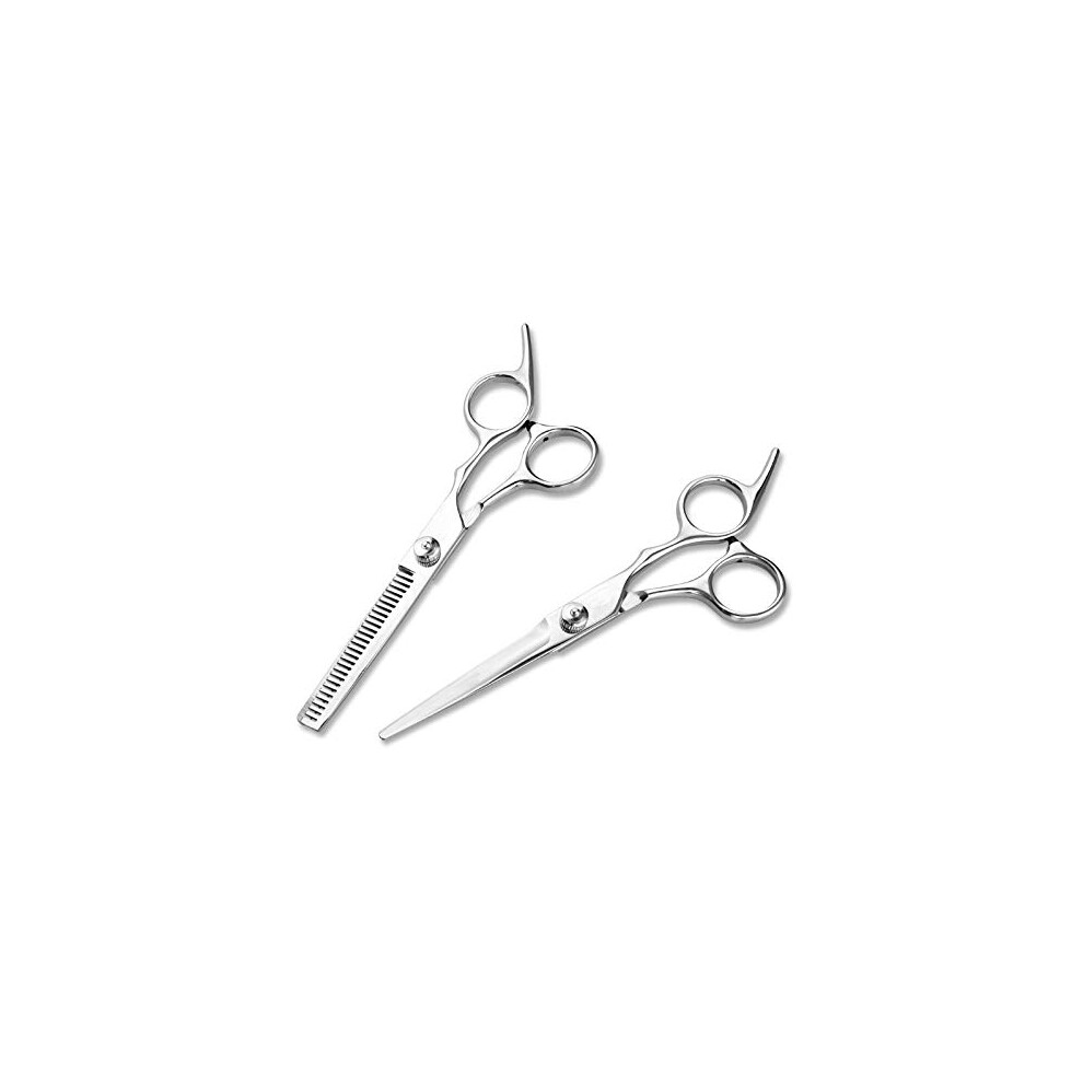 Hair Cutting Scissors Set with Sharp Precision Blades, Stainless Steel Professional Hairdressing and Pet Grooming