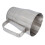 Jarra para espumar leche 700ml Plateado 70x130x105mm 4