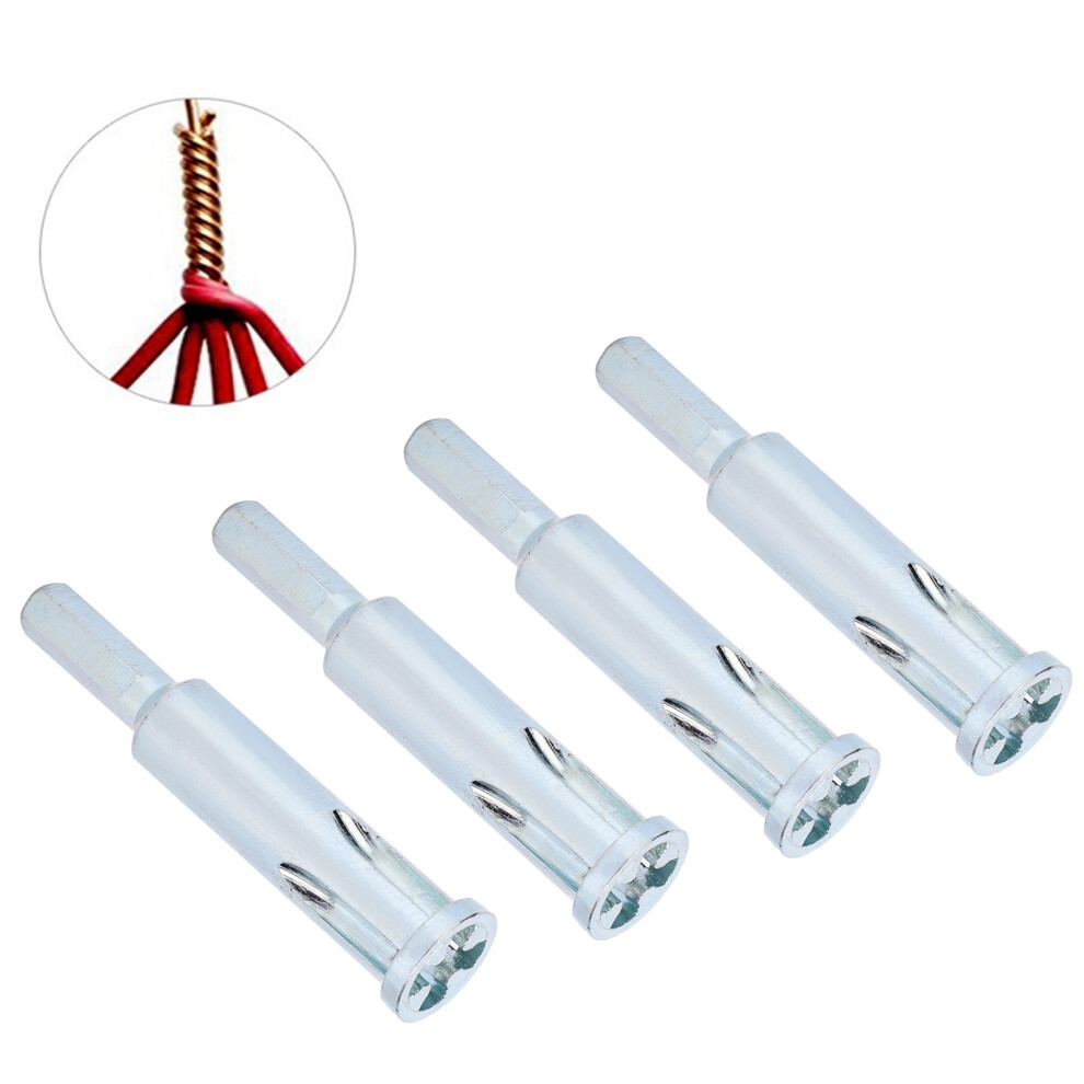 4Pcs Electric Wire Twisting Tools Automatic Quick Connector For 2.5-4Mmâ² Copper 5061379244377