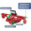 Universal Motorcycle License Plate Holder with LED Light, Retractable Aluminum Bracket, Style 1 3
