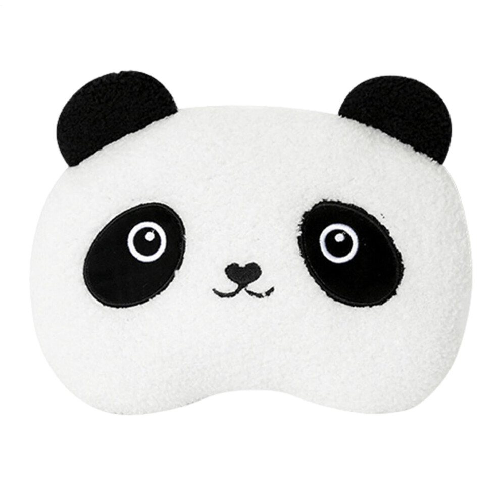 Cartoon Panda Car Seat Cushion Set Plush Comfort Universal Fit Pads For Warm Winter Driving 9187378414682