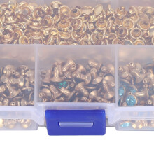 Rhinestone Stud Rivets for Leather DIY | Hand Press Hardware for Bag & Clothing