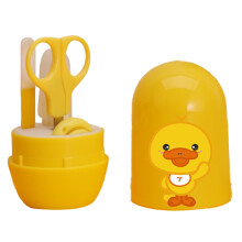 4-in-1 babyverzorgingsset, ergonomische handgrepen voor veilig en gemakkelijk nagelknippen, roestvrijstalen tools inclusief veiligheidsknipper,