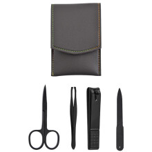 Set per manicure portatile, strumenti resistenti in acciaio inossidabile con garanzia a vita per una cura professionale in movimento, ideale per