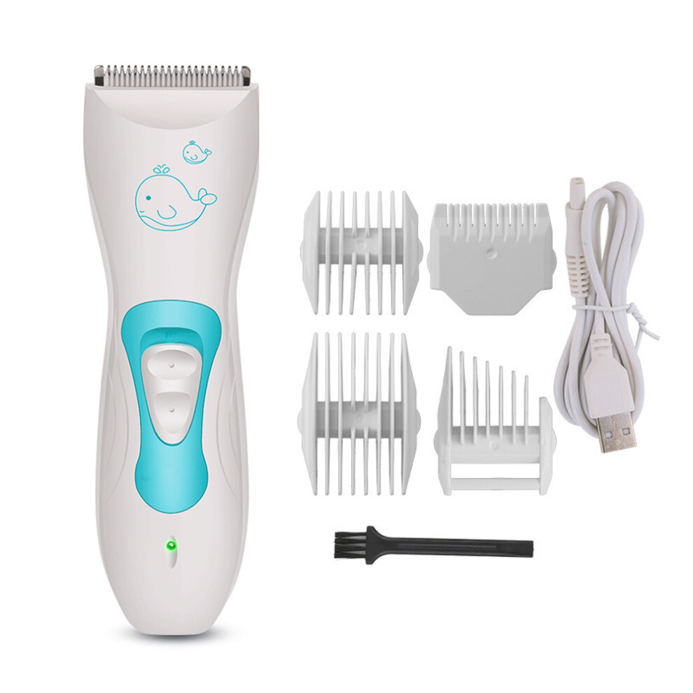 Little One's Stylist, Quiet Hair Trimmer For Kids That Is Waterproof, USB Rechargeable, And Offers A Comfortable Haircut Experience, Equipped With A