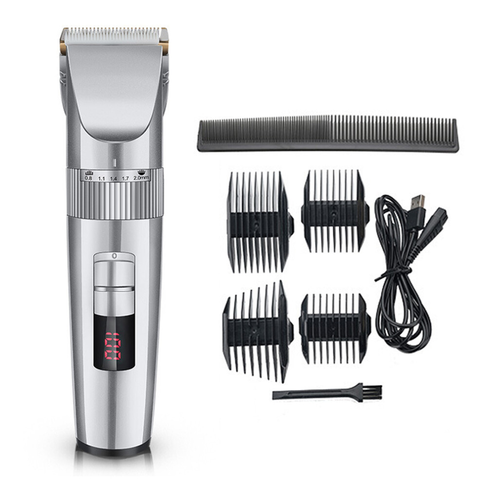 Smooth Operator, Rechargeable Hair Clippers for Effortless Grooming, Smart Display for User-Friendly Interface, Quiet Operation for a Serene