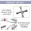 Universal Key, Square, Multifunctional, Cross Control Cabinet Key, Round, Triangular, Tap, Silver 2