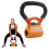 Kettlebell Handle with Ergonomic Rubberized Grip for Dumbbell, Adjustable Home Workout Accessory 1