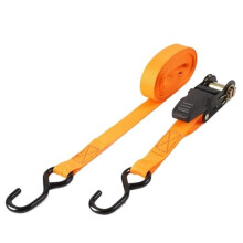 5M Heavy Duty Ratchet Tie Down Straps with ScratchResistant S Hooks for Car Motorcycle Cargo