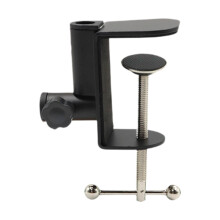 C Clamp Base Stand Adjustable Desk Lamp Mount Heavy Duty Clamp Holder Quick Grip Black