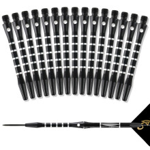 Aluminium Dart Shafts 15 Pcs 2BA Thread Metal Stems Short Durable Balanced Design for Accuracy