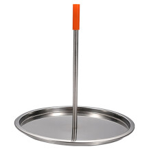 Suporte para assar aves e caça em aço inoxidável, espeto giratório para carnes grelhadas com resultados suculentos, bandeja coletora de gordura,