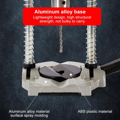 Electric Drill Holder, Handheld Stabilizer, 45Degree Adjustable Multi Angle Drill Positioning Tool, Drilling Accessory 2