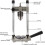 Electric Drill Holder, Handheld Stabilizer, 45Degree Adjustable Multi Angle Drill Positioning Tool, Drilling Accessory 5