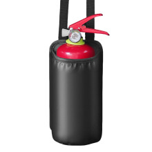 Car Fire Extinguisher Fixed Bag With Mount Holder And Water Cup Storage For Car Seat Multifunctional