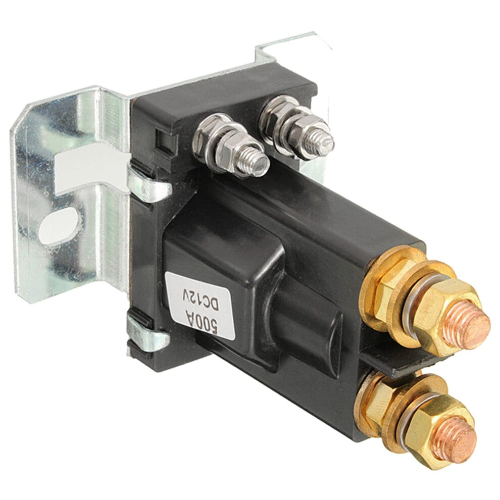 Dual Battery Isolator 12V 500A Relay 4 Pin Battery Disconnect Switch For Vehicle Power Management 9382693220394