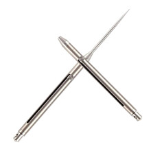 Titanium Toothpick Telescopic Design with Keychain Holder, Reusable EDC for Camping and Travel