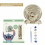 Set voor handwerk Stitch Hout KLEURING - TEKENING - sjabloon 2