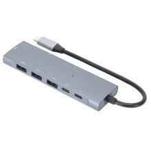 9-in-1 Type-C Multiport Hub with 4K HDMI, Audio, & Card Reader