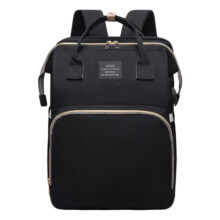 Multifunctional Diaper Bag Backpack Changing Station Insulated Bag for Mom/Dad Boys/Girls Black