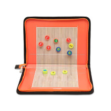 Magnetic Volleyball Coaching Clipboard Easy Dry Erase Surface Zippered Durable Coaching Board Training And Competition