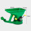 Adjustable Handheld Grass Seed and Fertilizer Spreader for Lawns and Gardens Durable Plastic 4