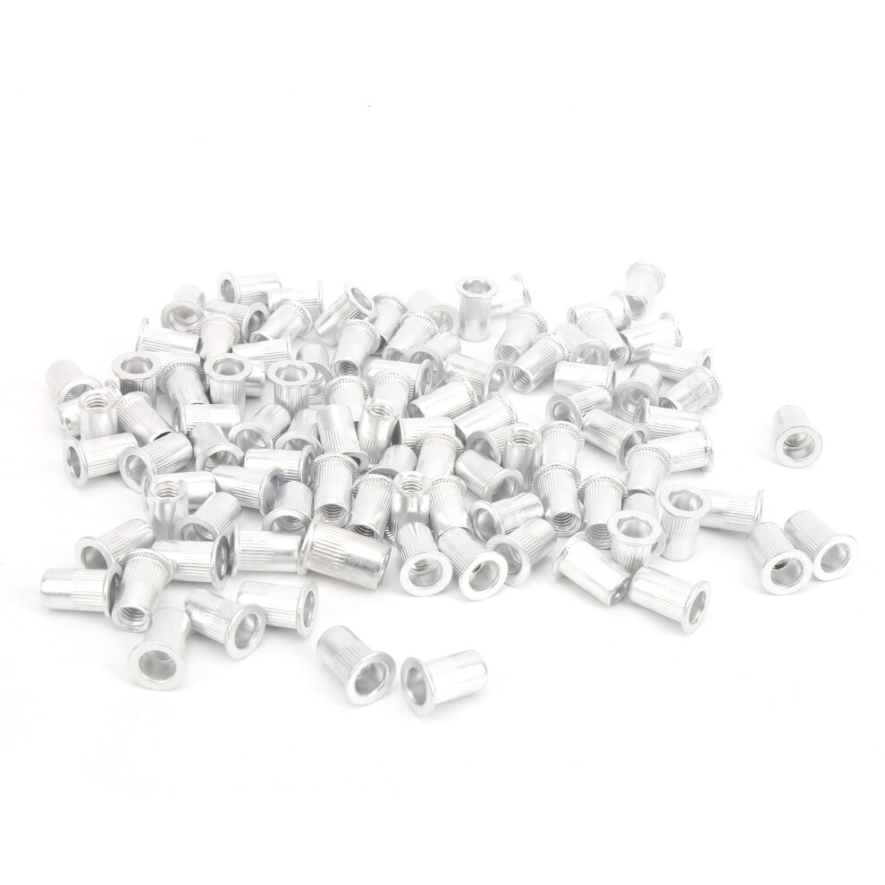 100 Aluminum Pull Riveting Nuts Wjâ30045M6 Flat Head Hardware Vertical Fit 4021379256689