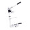 Desktop Drill Stand Rotary Tool Holder 2.4Inch Drill Depth With Plier Double Chuck (Single Chuck) Solid Base Workbench 1