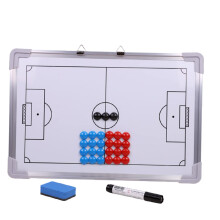 Teaching Football Board 27Piece Aluminum Alloy Magnets WallHanging Magnetic Whiteboard For Soccer Coaching