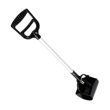 Dog Pooper Scooper Heavy Duty Aluminum Handle Large Pet Waste Removal Tool Easy Clean