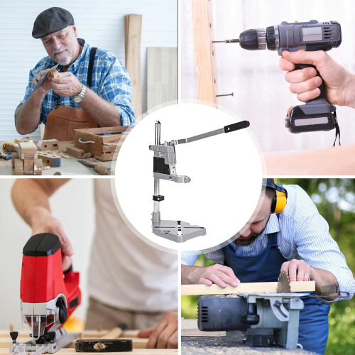 Drill Stand for Hand Drill Portable Multifunctional Hand Drill Stand Drill Adapter for Hand Drill Professional  Use 1